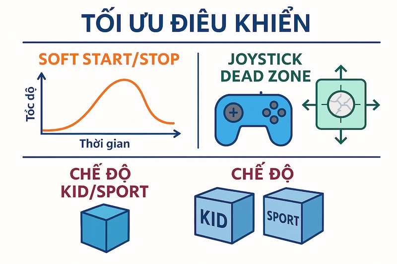 Lập trình & Điều khiển Động Cơ – Nâng cao – Bài 16: Thiết kế bộ điều khiển từ xa cho Robot (phần 4): Tối ưu điều khiển